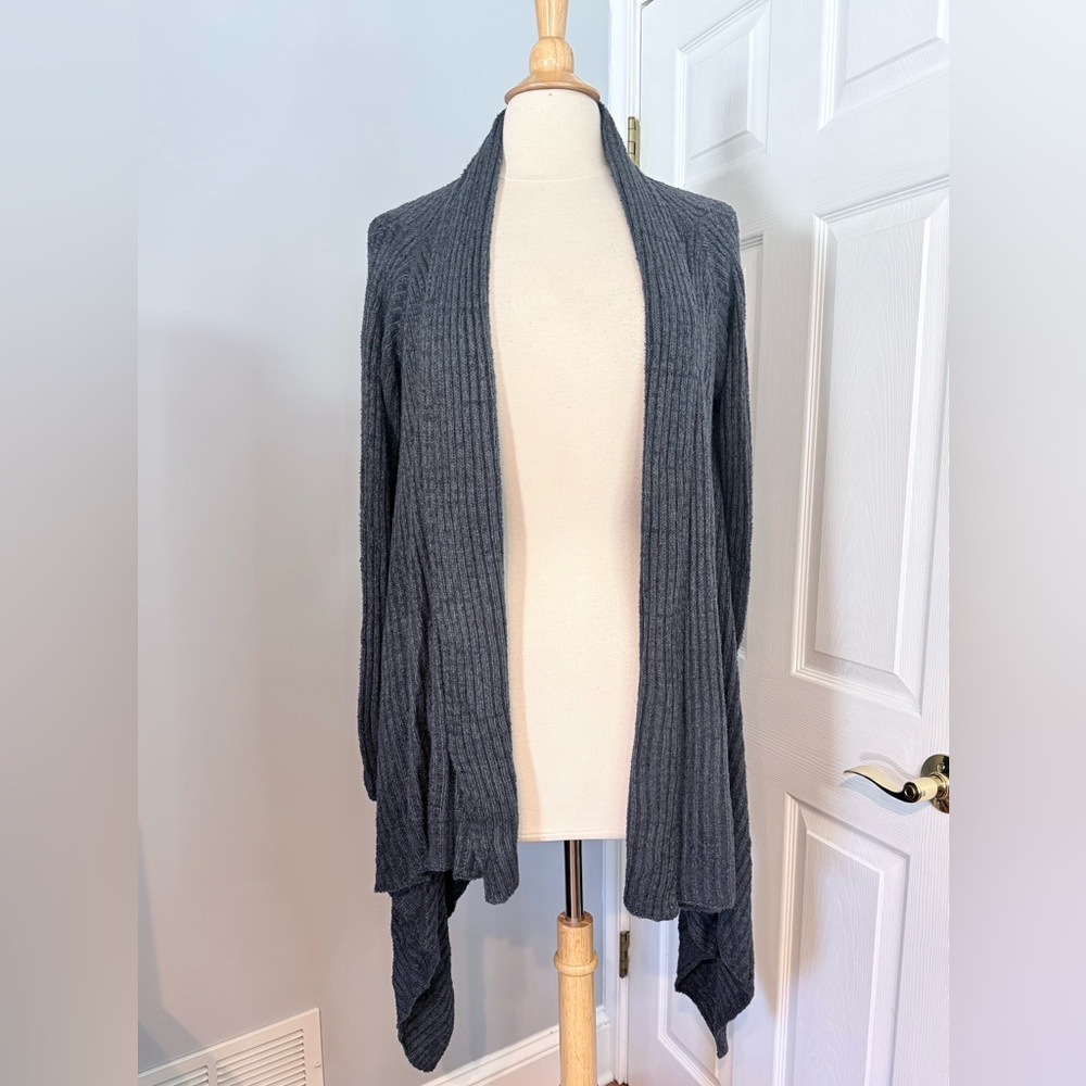 Skinny Girl Jeans Ribbed Open Cardigan Sweater